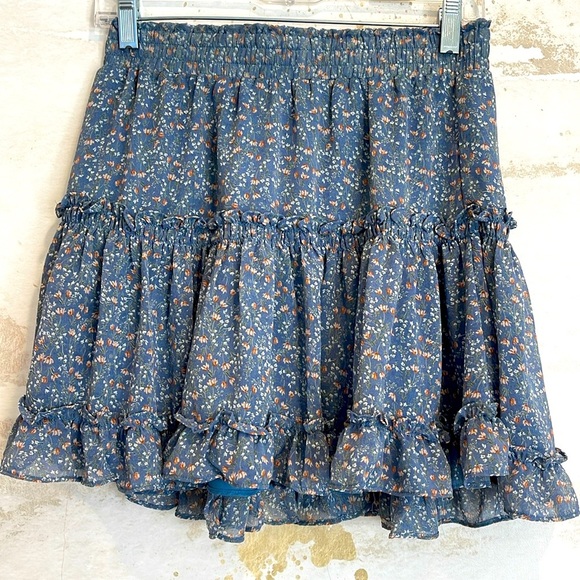 Floral Print Skirt with Lining by Dress Forum NWT - Picture 1 of 4